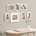thumbnail image 2 of Boba 7pc White Gallery Picture Frame Set, 2 of 10