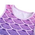 thumbnail image 4 of FhsagQ Robes pour Filles Robe Sans Manches Col Rond Imprimé Floral pour Fête à la Maison Plage Printemps 7 Juillet Taille 8-10 Violet 7-8 Ans, 4 of 8