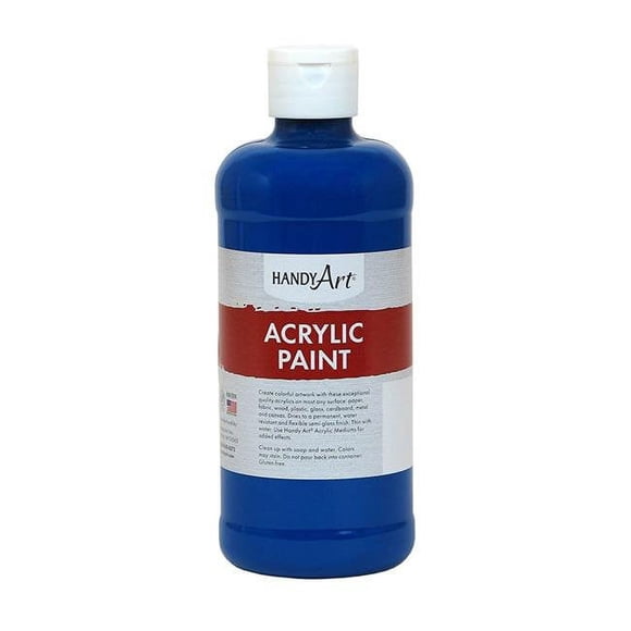 Peinture Rock & Handy Art RPC101065-3 Peinture Acrylique de 16 oz, Bleu Ultra - 3 Unités