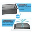 thumbnail image 3 of Floor Register Cover Trap, Floor Mesh Cover Screen for Home Filters 6-Packs(4X10 Inch 6-Pieces), 3 of 6