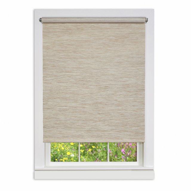 Achim CPS386NT01 Cords Free Privacy Jute Shade 38X72 Natural
