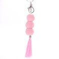 thumbnail image 1 of Porte-clés Pompon Fait Main Boho Pompon Charme Sac à Main Charme pour Femmes, 1 of 10