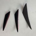 thumbnail image 2 of VONKY 6pack/lot Front Bumper Lip Canard Splitter Fin Spoiler Kit For Body Spoiler Canards B, 2 of 6