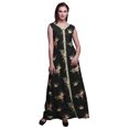 thumbnail image 1 of Bimba Robe Longue Décontractée d'Été Sans Manches à Fente avant Imprimée à Fleurs pour Femmes - XX-Grand, 1 of 5