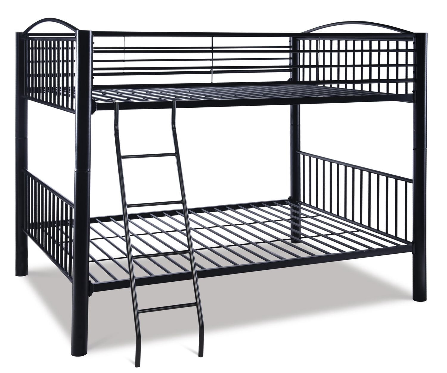 Conrad Full over Full Metal Bunkbed, Black