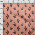 thumbnail image 2 of oneOone Cotton Poplin Fabric Leaves & Floral Block Print Fabric By Yard 42 Inch Wide, 2 of 5