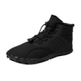 thumbnail image 2 of LSLJS Men Shoes Solid Color Winter Keep Warm Woolen Casual Bandage Short Boots, Men's Snow Boots, 2 of 8