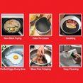 thumbnail image 1 of Dining Baking Mats 2 Pack 24cm Round Non Stick High Temperature Pan Frying Pan Liner Sheet Cooking Wok Sheet Pad For Kitchen BBQ Baking, 1 of 8