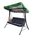 thumbnail image 4 of maytalsory Auvent de Balançoire Housse Supérieure Pare-Soleil Extérieur Composant de Toit Raccord Professionnel Housses Imperméables Remplacement Accessoires de Hamac Vert Type A, 4 of 8