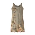 thumbnail image 4 of Ovzne Robes Grande Taille pour Femmes aux Formes Robe Femme Mode Robe Décontractée pour Femme Imprimée à Manches Courtes Col Rond avec Poches Robe de Vacances Robe Imprimée Liquidation, 4 of 5