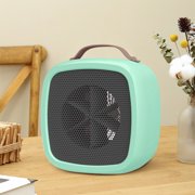 Desktop Heater, Small Space Heater for Office, Dorm Room, Home Desk, Portable Personal Heater with Stable Base, Quiet Operation for Cozy Warmth