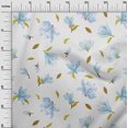 thumbnail image 2 of oneOone Polyester Lycra Fabric Wildflower Watercolor Printed Fabric 1 Yard 56 Inch Wide, 2 of 4