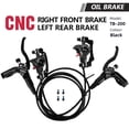 thumbnail image 2 of Bicycle Hydraulic Disc Brakes Front Rear Calipers Set for MTB Mountain Bike Left Right Brake Lever Kit with 160mm Disc Rotor, 2 of 7
