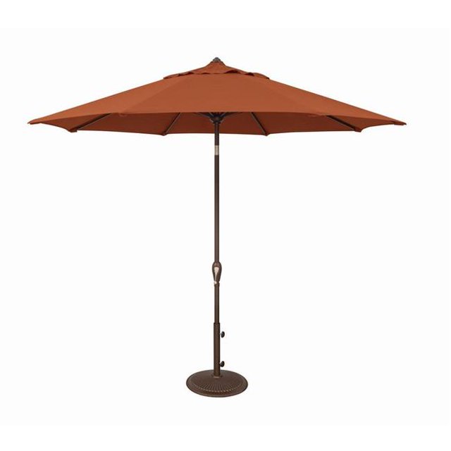 SimplyShade SSUM91-0900-A5417 Parasol Octogonal Inclinable Auto 9 Pieds Aruba, 5417 Toscan