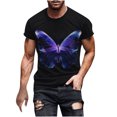 thumbnail image 2 of Mefallenssiah Hauts pour Hommes, Liquidation T-Shirt à Manches Courtes Imprimé pour Hommes à Col Rond T-Shirt Décontracté Mode Manches Courtes, 2 of 5