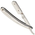 thumbnail image 1 of Parker SR1 Stainless Steel Straight Edge Barber Razor and 5 Shark Super Stainless blades, 1 of 4