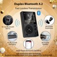 thumbnail image 3 of HIFI WALKER H2 HIFI Lecteur MP3 avec Bluetooth, DSD Sans Perte DAC Flac, Lecteur de Musique Haute Résolution, Lecteur Audio Portable avec Carte Mémoire 64 Go, Supporte jusqu'à 256 Go, 3 of 5