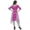 thumbnail image 4 of Moomaya Kurti 2 Pcs avec Pantalon pour Femmes Santoon Manches 3/4 Tenue de Fête Vêtements, 4 of 6