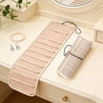thumbnail image 1 of Jewelry Storage Bag, Usavan Large Capacity Travel Jewelry Organizer with Rolled Cover, Multi Compartment Hanging Pouch for Earrings Necklaces Bracelets, 1 of 6