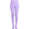 thumbnail image 2 of ORUYROP Women's Solid Colored Opaque Microfiber Footed Tights, 2 of 7