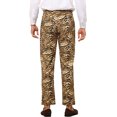 thumbnail image 3 of INSPIRE CHIC Printed Pants for Men's Straight Fit Leopard Printed Trousers 28 Brown, 3 of 5