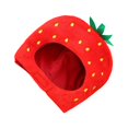 thumbnail image 2 of pitrice Doux Chapeau Fraise Cosplay Coiffure Accessoires Photo pour Vacances Nouvel An Fête Rouge, 2 of 9