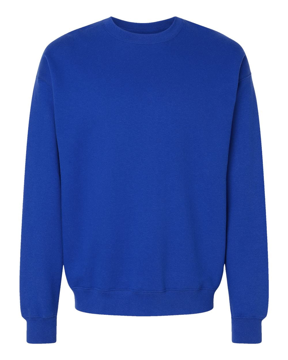 Hanes Mens Perfect Fleece Crewneck Sweatshirt, 2XL, Deep Royal