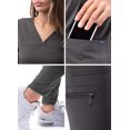 thumbnail image 4 of Adar Pro Movement Booster Scrub Set For Women - Sweetheart V-Neck Scrub Top & Yoga Jogger Scrub Pants, 4 of 6