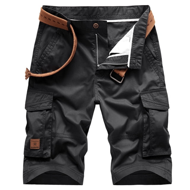 LSLJS Men's Cargo Shorts Multi-Pockets Relaxed Summer Beach Shorts Pants, Mens Shorts Summer Clothes