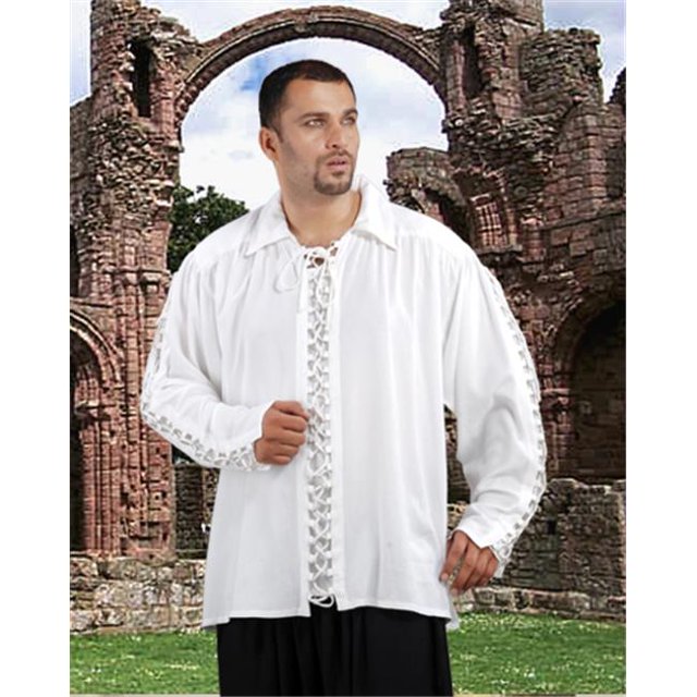 The Pirate Dressing C1034 Patrickson Shirt- White - Large