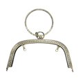 thumbnail image 4 of simhoa Metal Purse Frame Iron Design Clasp Lock for DIY Craft Bag Handle Bag Making Bronze, 4 of 8