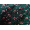 thumbnail image 4 of oneOone Cotton Silk Fabric Leaves & Floral Block Print Fabric By Yard 42 Inch Wide, 4 of 4