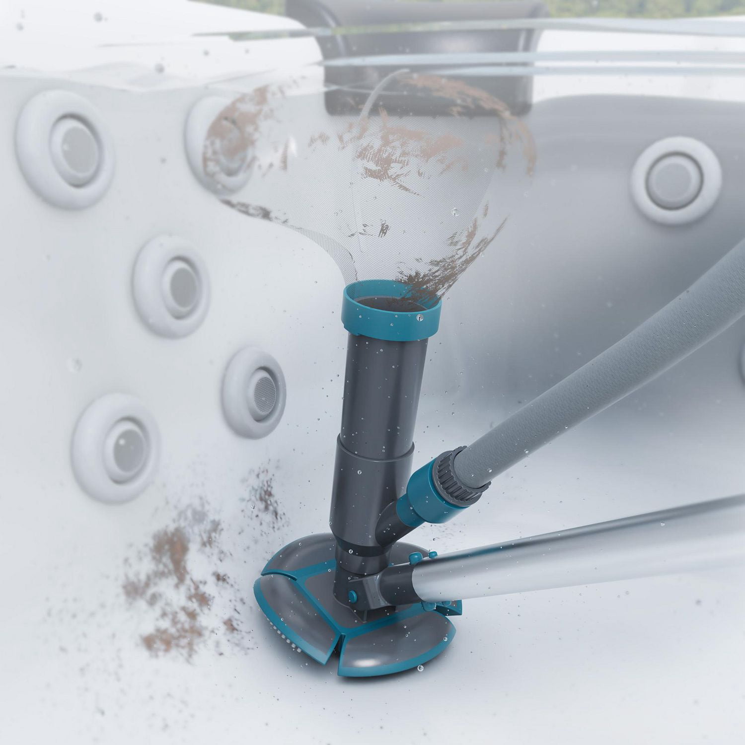 Mainstays 360 Venturi Handheld Flexible Vacuum Head for Small Pools and Spas