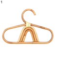 thumbnail image 1 of Kids Hanger Rainbow Moon Sun Design Non-Slip Rattan Scarf Garments Hanging Rack for Closet, 1 of 10
