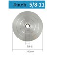 thumbnail image 1 of 4inch Backer Pad Diamant Polissage Pad Support de Base en Aluminium M14 M10 M16, 1 of 12