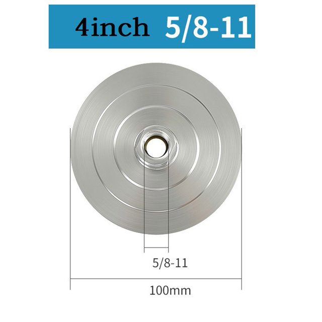 4inch Backer Pad Diamant Polissage Pad Support de Base en Aluminium M14 M10 M16
