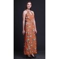 thumbnail image 4 of Bimba Robe Bohème de Plage Longue Sans Manches à Bretelles Imprimée Bird Women - Grand, 4 of 6