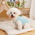 thumbnail image 4 of CBFFDC Exquisite Workmanship Pet Clothing Cozy Korean Style Pet Clothes Thickened 2 leg Button Closing Comfortable to Wear with Traction Rope, 4 of 7