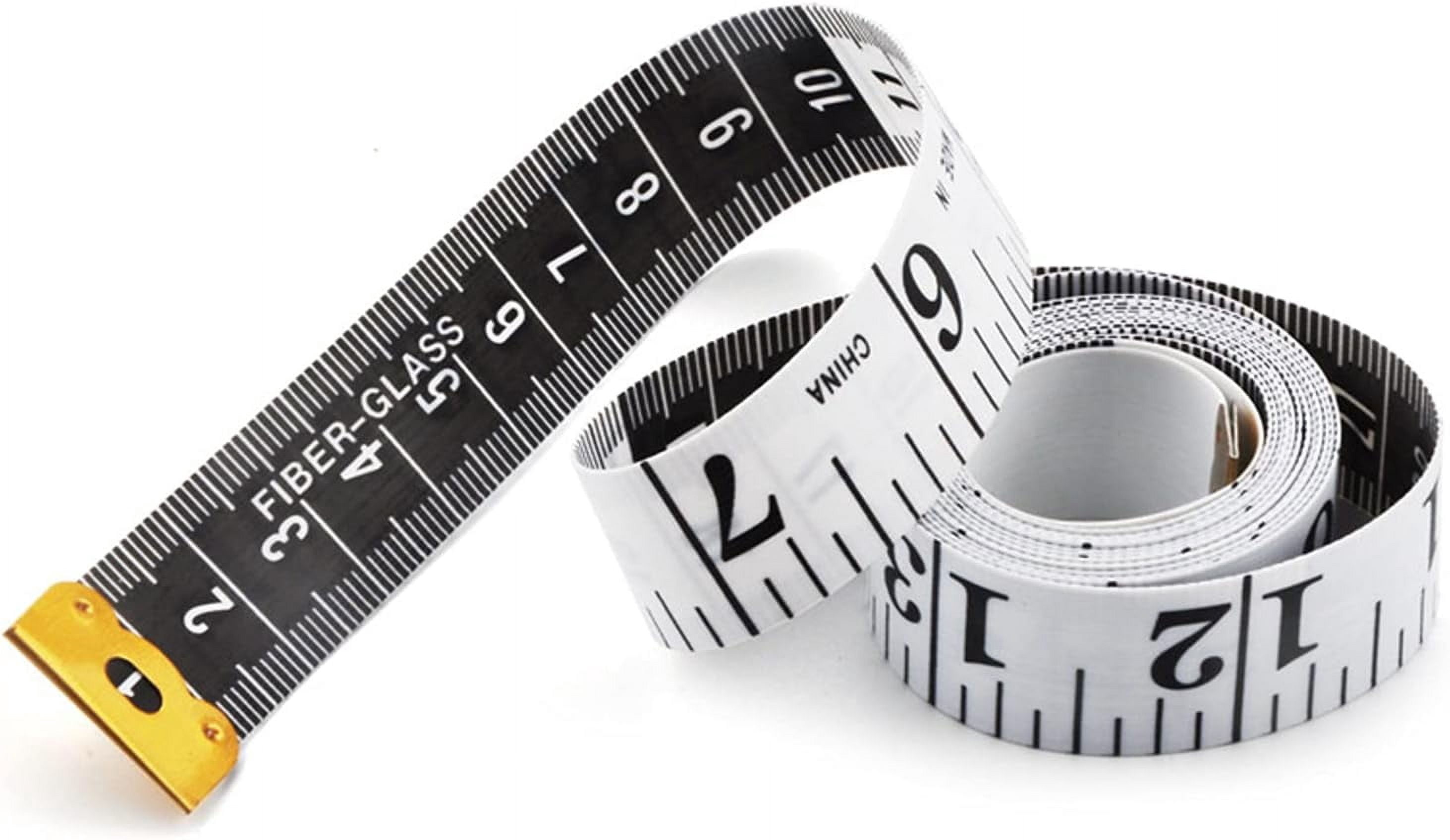 Durable Soft Tape For Flexible Body Measuring, Retractable Mechanism Ensures Accurate Measurements, Portable Tape Measure For Waist Measurement And Curve Surface Measurement (1.5m