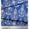 thumbnail image 3 of Soimoi Rayon Fabric Leaves & Floral Block Print Sewing Fabric Yard 56 Inch Wide, 3 of 3