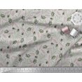 thumbnail image 2 of Soimoi Cotton Duck Fabric Leaves & Insect Print Fabric by The Yard 56 Inch Wide, 2 of 3
