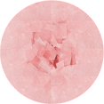 thumbnail image 1 of Ahgly Tapis Rond Lavable en Machine Intérieur Transitionnel Rouge Pastel Rose, 8 Pieds Rond, 1 of 7