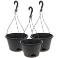 thumbnail image 1 of 3Pcs Hanging Planters Plastic Hanging Plant Pot Basket Hanging Flower Pots for Home Balcony, 1 of 6