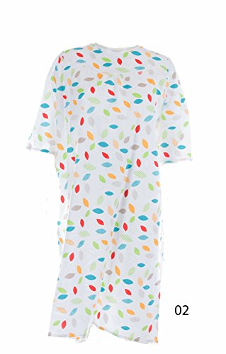Women's Adaptive Flannel Backwrap Gown (Small, A Touch of Class - 02)
