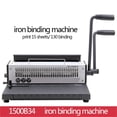 thumbnail image 3 of Manual Wire Binding Machine 34 Holes Metal Spiral Wire Spool Binding Machine A4 Binder Puncher Machine 1pc ,Wear Resistant, 3 of 6