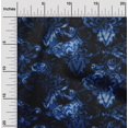 thumbnail image 2 of oneOone Polyester Spandex Royal Blue Fabric Damask Craft Projects Decor Fabric Printed By The Yard 56 Inch Wide, 2 of 4