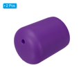 thumbnail image 3 of Unique Bargains 2 Pcs Silicone Fishing Rod Butt Cushion Protector Cap, Large, Purple, 3 of 7