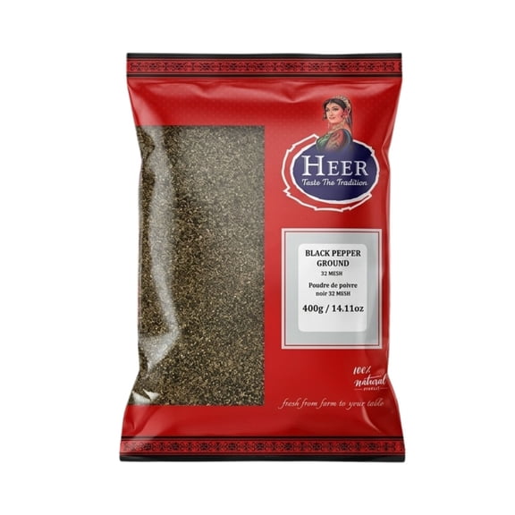 Heer Black Pepper Whole, 400g