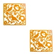 thumbnail image 2 of ZheElen 4piece Lightweight Hanging Divider Screens For Versatile Space Foldable Yellow Bird Chart 2Set, 2 of 6