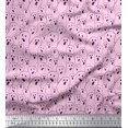 thumbnail image 1 of Soimoi Poly Georgette Fabric Ghost Halloween Print Sewing Fabric Yard 42 Inch Wide, 1 of 3